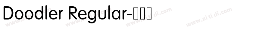 Doodler Regular字体转换 Doodler Regular字体转换